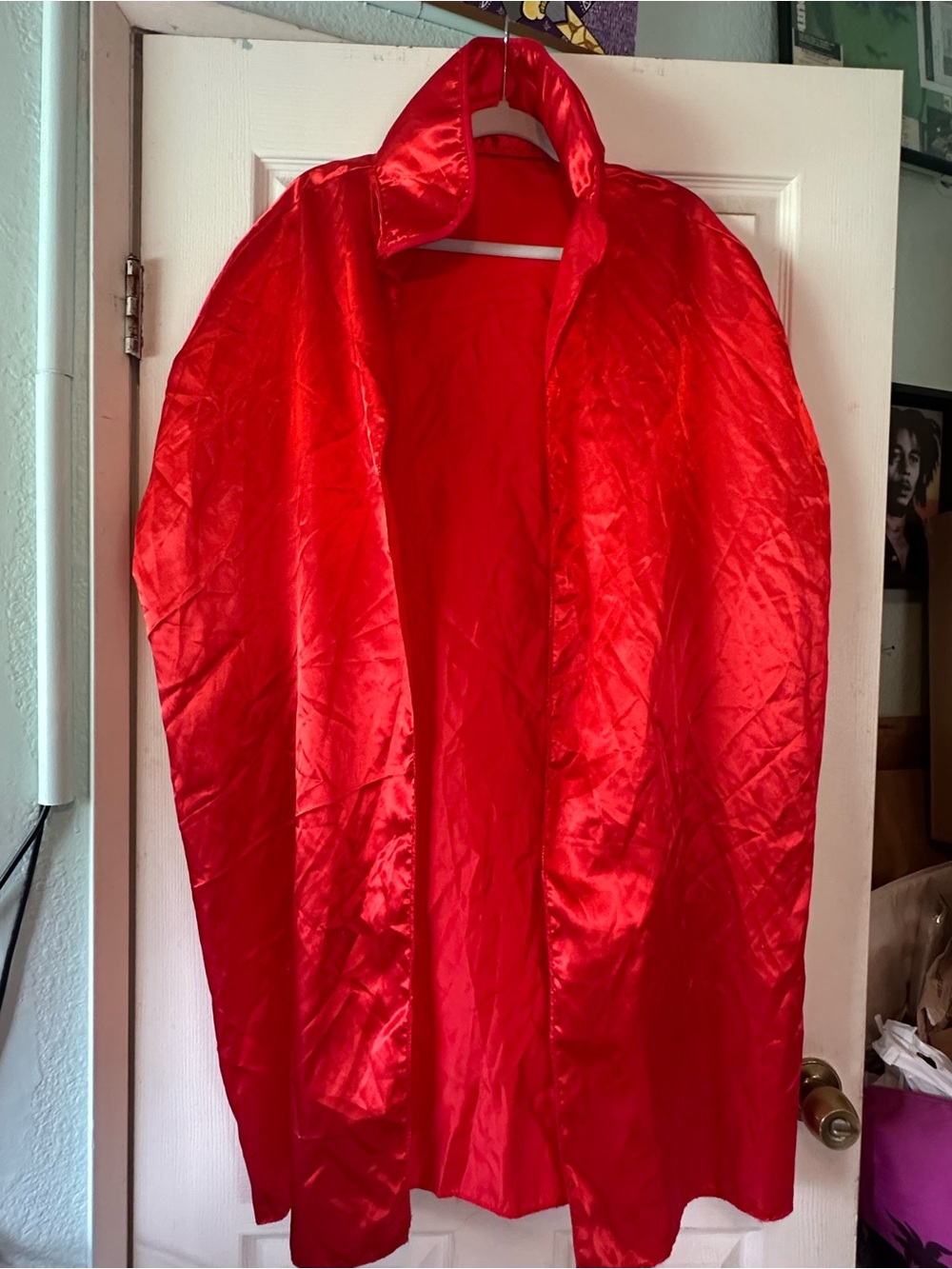 Red Satin Cape Jacket from Rubies